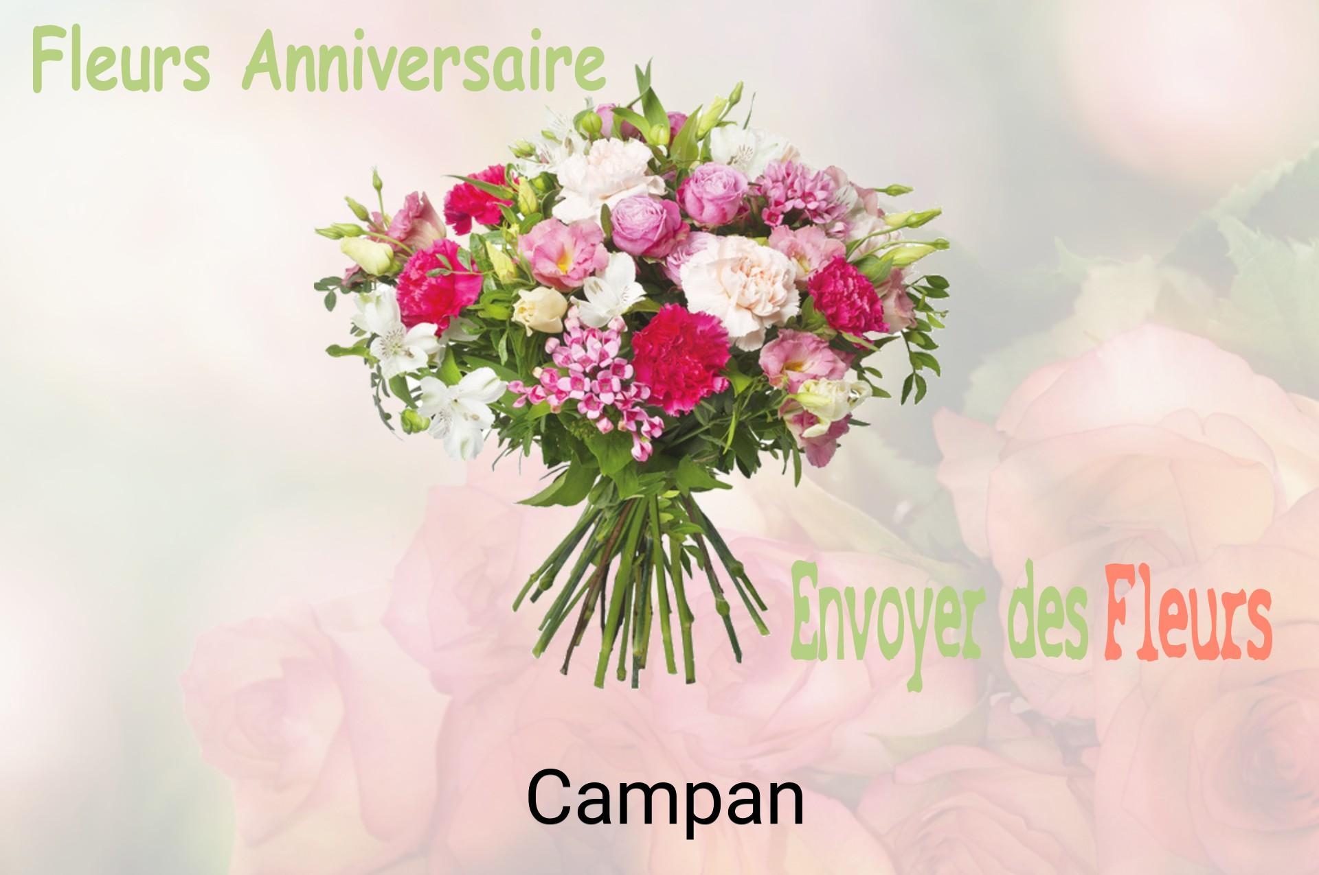 Bouquet de fleurs d’anniversaire livré à Campan