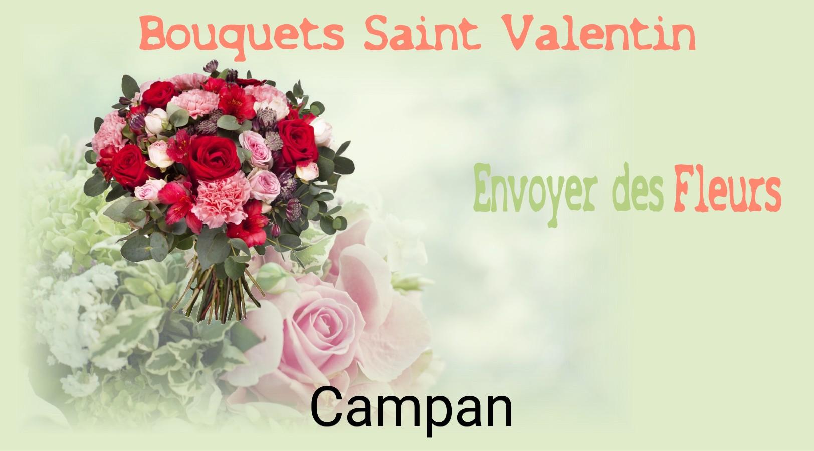 Roses de Saint-Valentin livrées à Campan